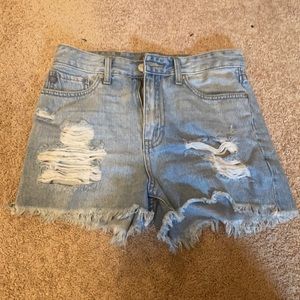 High waisted shorts
